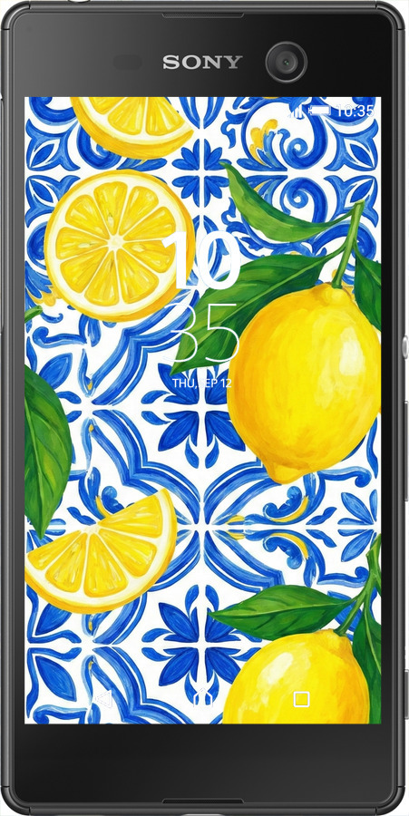 Силиконовый чехол Grocery Girl Italian Summer для Sony Xperia M5 E5633 - 6766u-217 изображение 