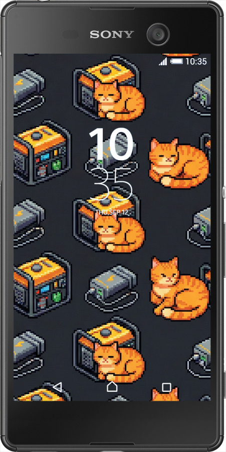 Силиконовый чехол Autonomous Zone для Sony Xperia M5 E5633 - 6771u-217 изображение 