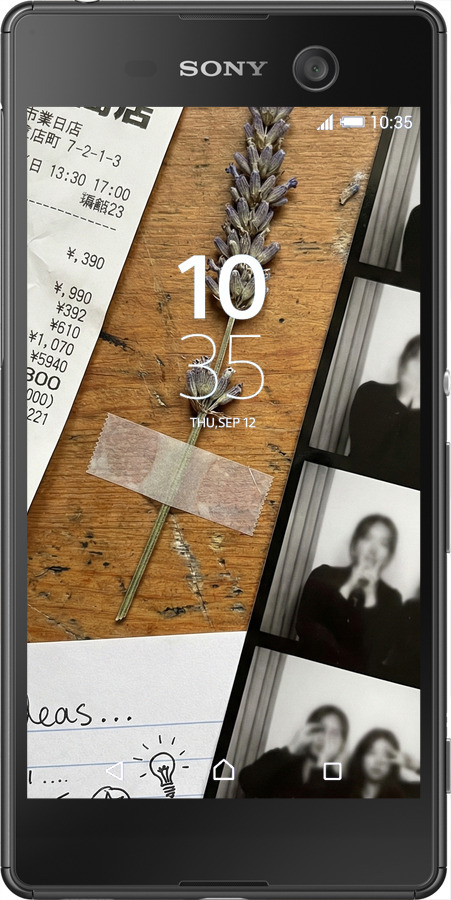 Силиконовый чехол Aesthetic Scrapbook Collage для Sony Xperia M5 E5633 - 6773u-217 изображение 