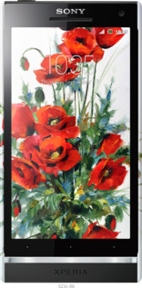 3D пластиковый глянцевый чехол Маки для Sony Xperia S LT26i - 523c-86 изображение 