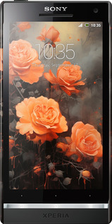 3D пластиковый глянцевый чехол Оранжевые розы для Sony Xperia S LT26i - 5944c-86 изображение 