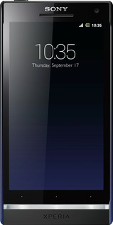 3D пластиковый глянцевый чехол Градиент в тёмно - синем стиле для Sony Xperia S LT26i - 6542c-86 изображение 