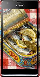 3D пластиковый глянцевый чехол Vintage Sardine Tin Phone для Sony Xperia SP M35H - 6772c-280 изображение 