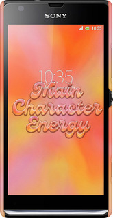 3D пластиковый глянцевый чехол Aura Gradient Main Character Energy Aesthetic Y2K для Sony Xperia SP M35H - 6783c-280 изображение 