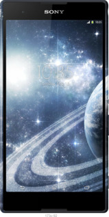 3D пластиковый глянцевый чехол Кольца Сатурна для Sony Xperia T2 Ultra Dual D5322 - 173c-92 изображение 
