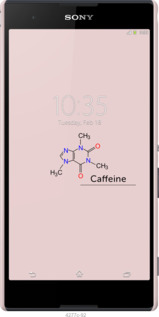 3D пластиковый глянцевый чехол Caffeine для Sony Xperia T2 Ultra Dual D5322 - 4277c-92 изображение 