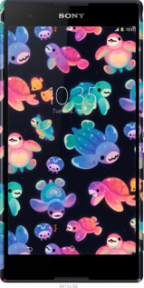 3D пластиковый матовый чехол № 5411 для Sony Xperia T2 Ultra Dual D5322 - 5411m-92 изображение 