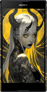 3D пластиковый глянцевый чехол Аниме демон 2 для Sony Xperia T2 Ultra Dual D5322 - 6309c-92 изображение 