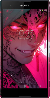 3D пластиковий глянцевий чехол Аніме демон 3 для Sony Xperia T2 Ultra Dual D5322 - 6313c-92 изображение 