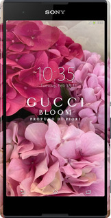 3D пластиковый матовый чехол Гучи для Sony Xperia T2 Ultra Dual D5322 - 6341m-92 изображение 