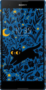 3D пластиковий глянцевий чехол Літня ніч для Sony Xperia T2 Ultra Dual D5322 - 6472c-92 изображение 