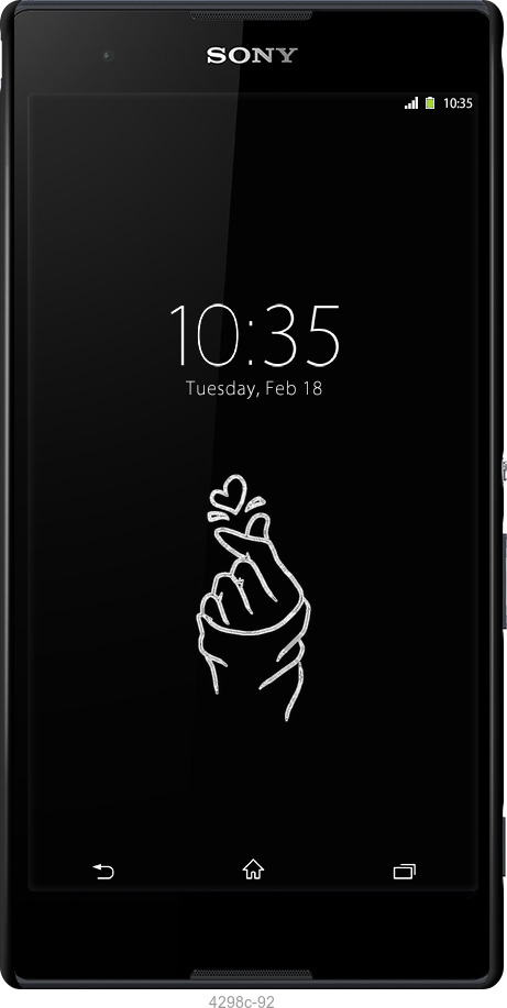 3D пластиковый матовый чехол Love You для Sony Xperia T2 Ultra Dual D5322 - 4298m-92 изображение 