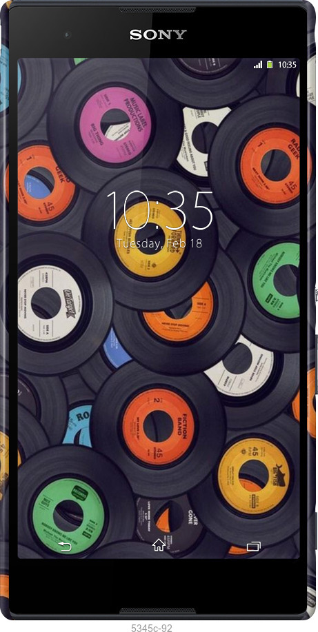 3D пластиковий глянцевий чехол № 5345 для Sony Xperia T2 Ultra Dual D5322 - 5345c-92 изображение 