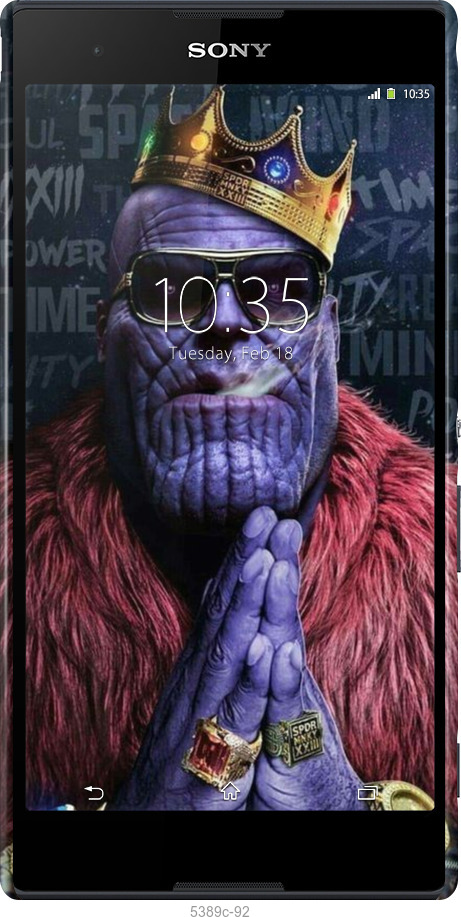 3D пластиковый матовый чехол № 5389 для Sony Xperia T2 Ultra Dual D5322 - 5389m-92 изображение 