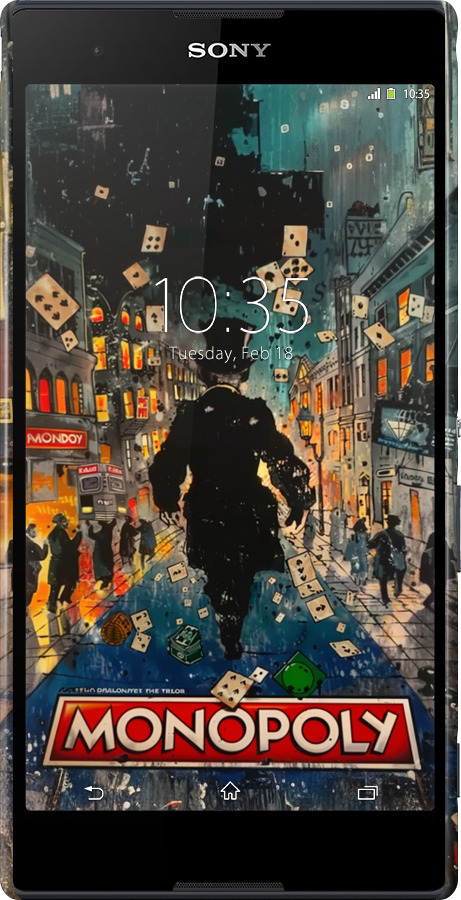 3D пластиковый матовый чехол Метрополис игры для Sony Xperia T2 Ultra Dual D5322 - 6085m-92 изображение 