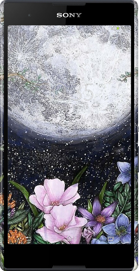 3D пластиковий глянцевий чехол Північ у саду для Sony Xperia T2 Ultra Dual D5322 - 6259c-92 изображение 