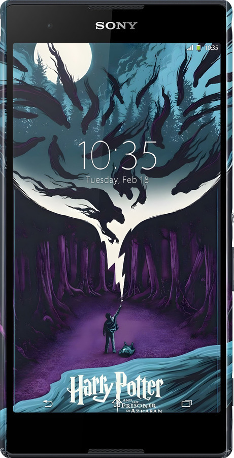 3D пластиковый матовый чехол Гарри Поттер 2 для Sony Xperia T2 Ultra Dual D5322 - 6337m-92 изображение 