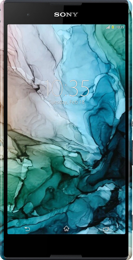 3D пластиковый глянцевый чехол С красочной абстрактной картиной Соленые берега для Sony Xperia T2 Ultra Dual D5322 - 6405c-92 изображение 