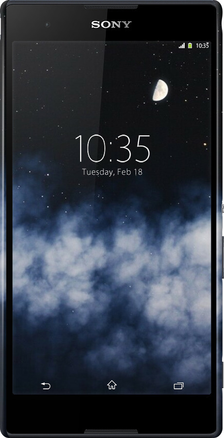 3D пластиковий матовий чехол Нічне небо для Sony Xperia T2 Ultra Dual D5322 - 6450m-92 изображение 
