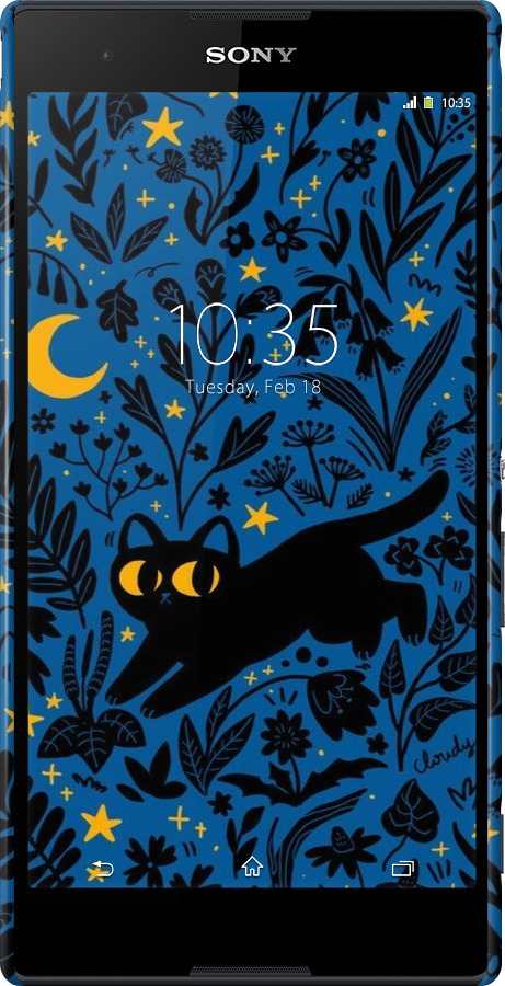 3D пластиковий глянцевий чехол Літня ніч для Sony Xperia T2 Ultra Dual D5322 - 6472c-92 изображение 