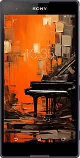 Силиконовый чехол Чехол для телефона Оранжевый Рояль для Sony Xperia T2 Ultra Dual D5322 - 5937u-92 изображение 