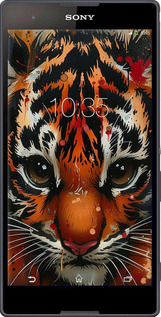 Силіконовий чехол Mini tiger для Sony Xperia T2 Ultra Dual D5322 - 6052u-92 изображение 