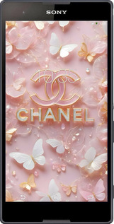 Силіконовий чехол Шанель для Sony Xperia T2 Ultra Dual D5322 - 6366u-92 изображение 