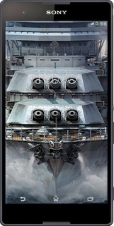 Силіконовий чехол Лінкор, world of tanks, wargaming, військовий корабель для Sony Xperia T2 Ultra Dual D5322 - 6453u-92 изображение 