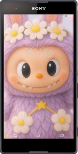 Силіконовий чехол Лабубу 1 для Sony Xperia T2 Ultra Dual D5322 - 6709u-92 изображение 