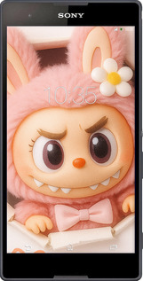 Силіконовий чехол Лабубу 2 для Sony Xperia T2 Ultra Dual D5322 - 6710u-92 изображение 