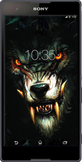 Силіконовий чехол Диявольський вовк для Sony Xperia T2 Ultra Dual D5322 - 833u-92 изображение 