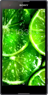 Силиконовый чехол Зелёные дольки лимона для Sony Xperia T2 Ultra Dual D5322 - 852u-92 изображение 