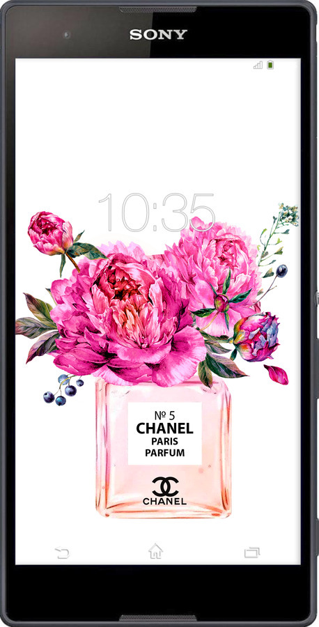 Силиконовый чехол Chanel для Sony Xperia T2 Ultra Dual D5322 - 4906u-92 изображение 
