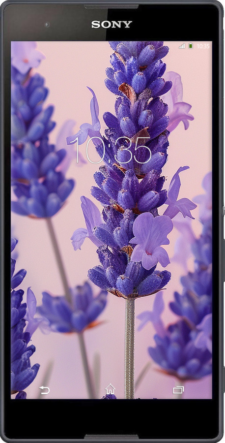 Силиконовый чехол Лаванда для Sony Xperia T2 Ultra Dual D5322 - 6037u-92 изображение 