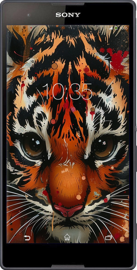 Силіконовий чехол Mini tiger для Sony Xperia T2 Ultra Dual D5322 - 6052u-92 изображение 