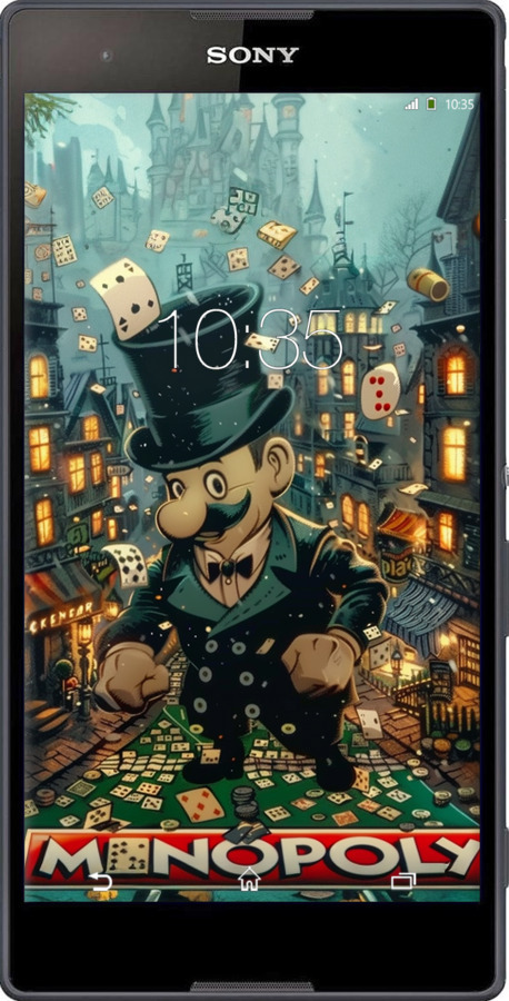 Силіконовий чехол Казковий Monopoly для Sony Xperia T2 Ultra Dual D5322 - 6086u-92 изображение 