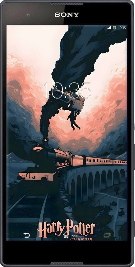 Силиконовый чехол Гарри Поттер для Sony Xperia T2 Ultra Dual D5322 - 6331u-92 изображение 