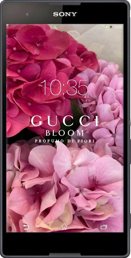 Силіконовий чехол Гучи для Sony Xperia T2 Ultra Dual D5322 - 6341u-92 изображение 