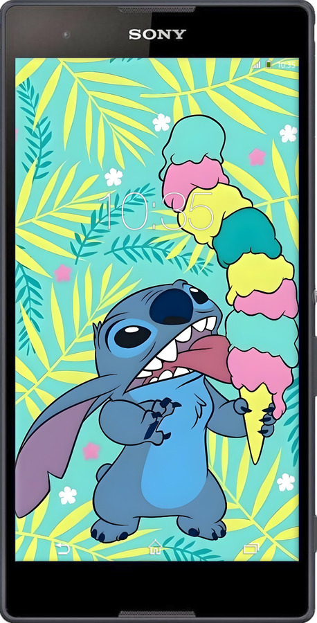 Силіконовий чехол Стіч для Sony Xperia T2 Ultra Dual D5322 - 6361u-92 изображение 