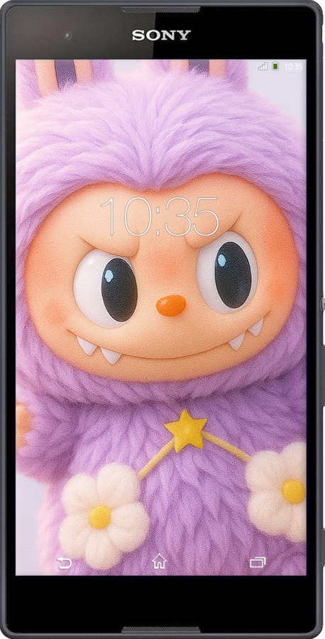Силіконовий чехол Лабубу для Sony Xperia T2 Ultra Dual D5322 - 6708u-92 изображение 