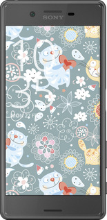 2D пластиковий чехол Кошенята v3 для Sony Xperia X F5122 - 1223t-446 изображение 