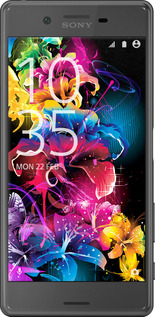 2D пластиковый чехол Абстрактные цветы для Sony Xperia X F5122 - 511t-446 изображение 