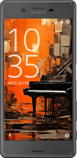 2D пластиковый чехол Чехол для телефона Оранжевый Рояль для Sony Xperia X F5122 - 5937t-446 изображение 