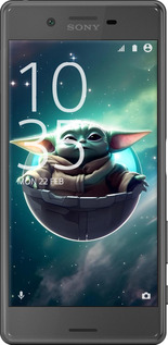 2D пластиковый чехол Малышь йода для Sony Xperia X F5122 - 6294t-446 изображение 