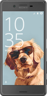2D пластиковый чехол Пес в очках для Sony Xperia X F5122 - 6381t-446 изображение 