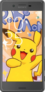 2D пластиковый чехол Пикачу для Sony Xperia X F5122 - 6383t-446 изображение 