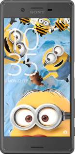 2D пластиковый чехол Миньоны для Sony Xperia X F5122 - 6386t-446 изображение 