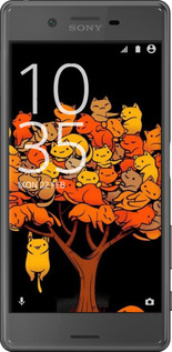 2D пластиковый чехол Дерево и котики для Sony Xperia X F5122 - 6516t-446 изображение 