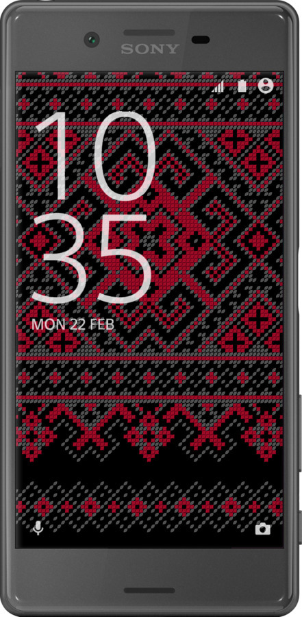 2D пластиковий чехол Вишиванка 52 для Sony Xperia X F5122 - 1763t-446 изображение 