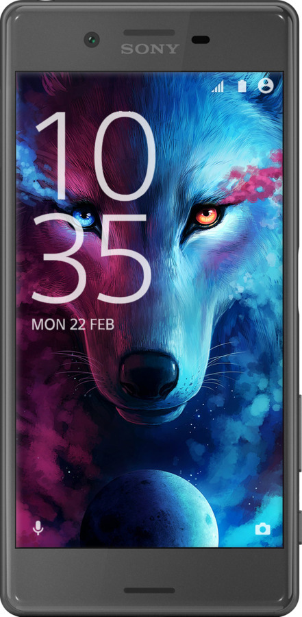 2D пластиковий чехол Арт-вовк для Sony Xperia X F5122 - 3999t-446 изображение 